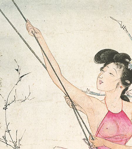 会理县-胡也佛的仕女画和最知名的金瓶梅秘戏图